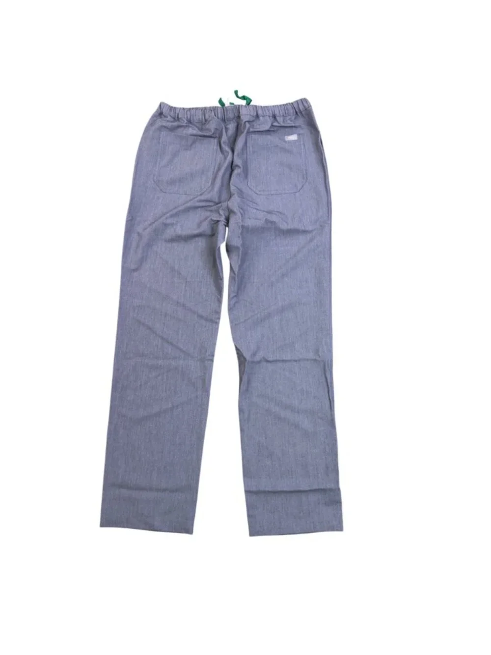 Figs Mens Gray Elastic Waist Drawstring Scrub Pants Technical Size M